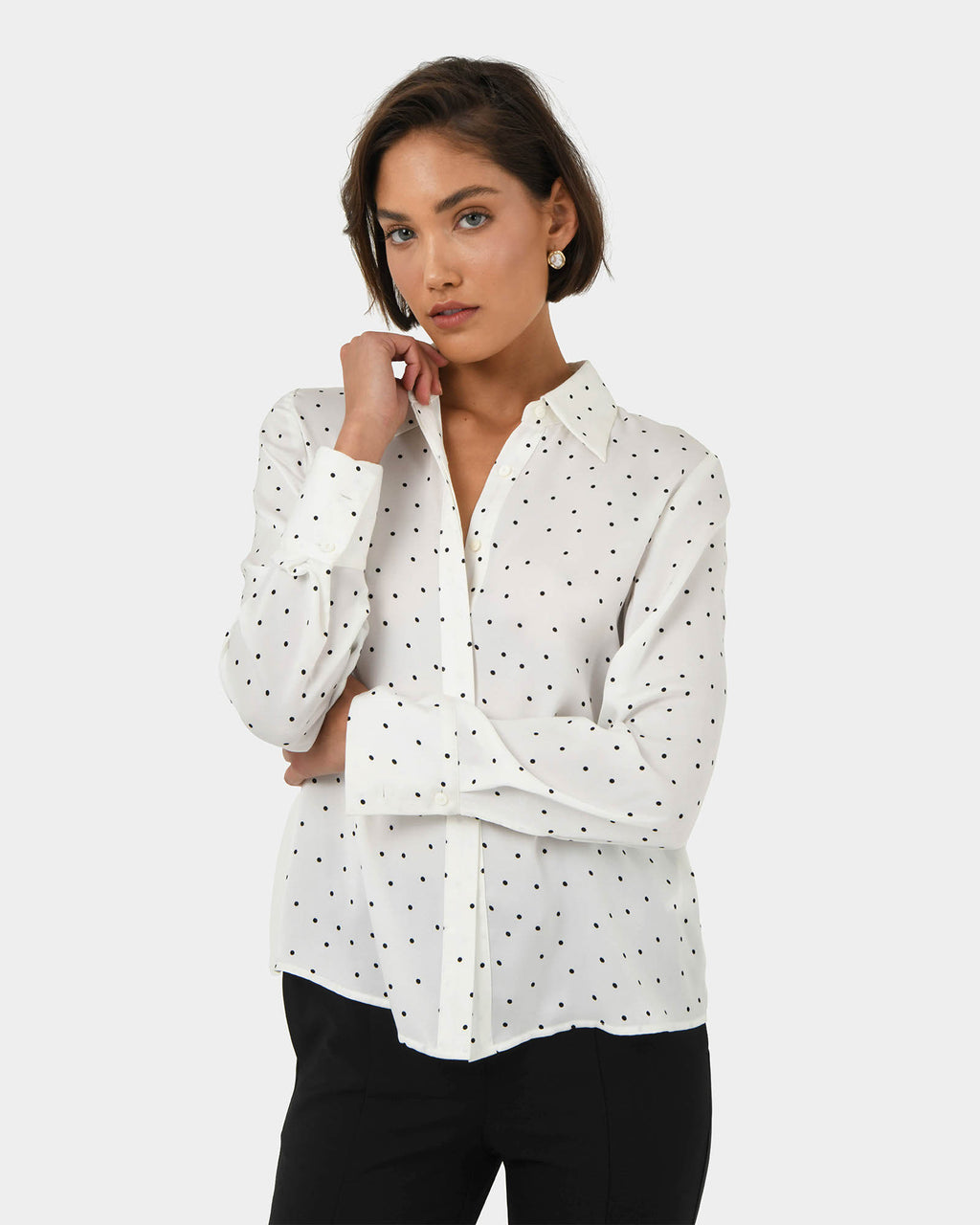 Lesly Polka Dot Blouse