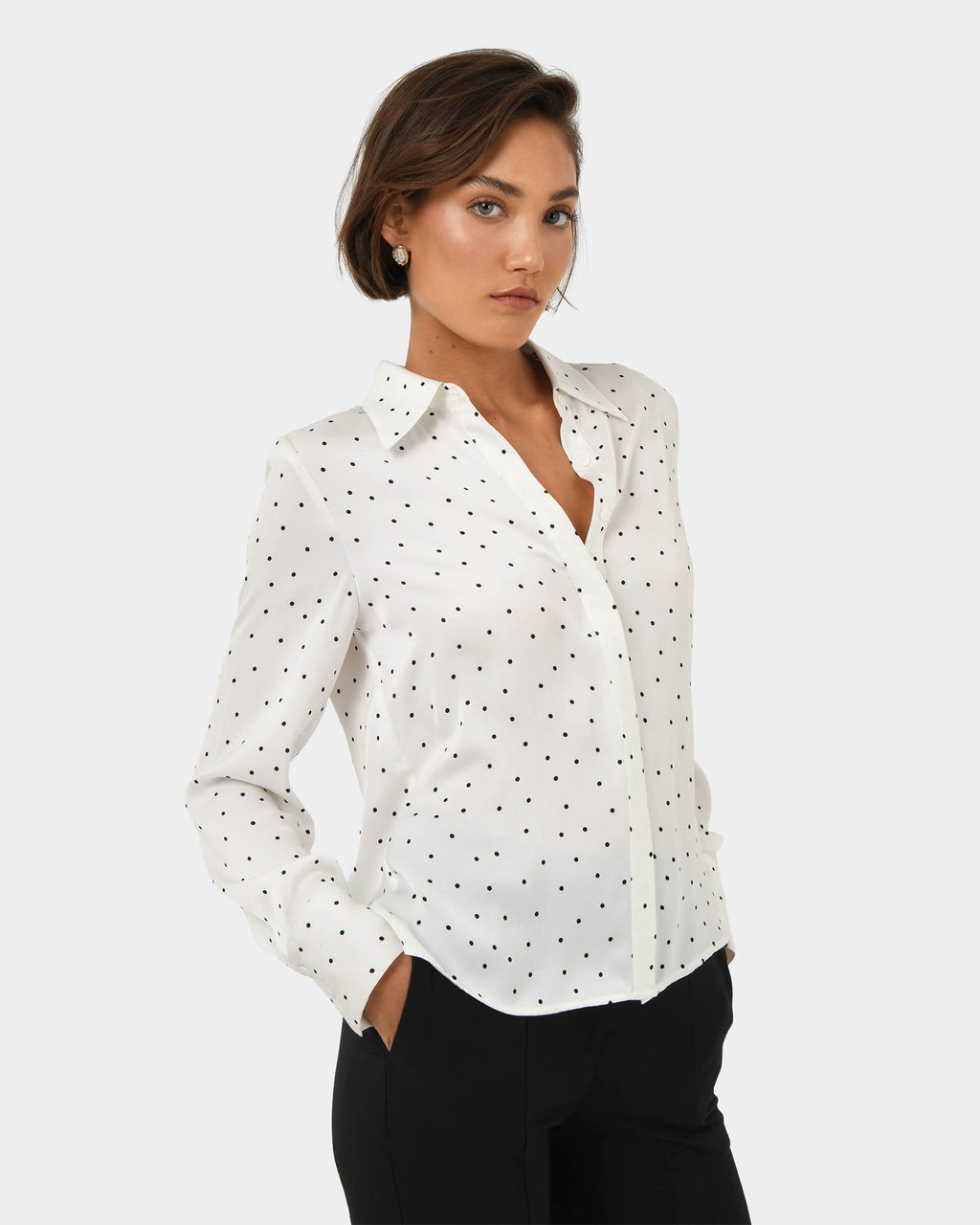 Lesly Polka Dot Blouse