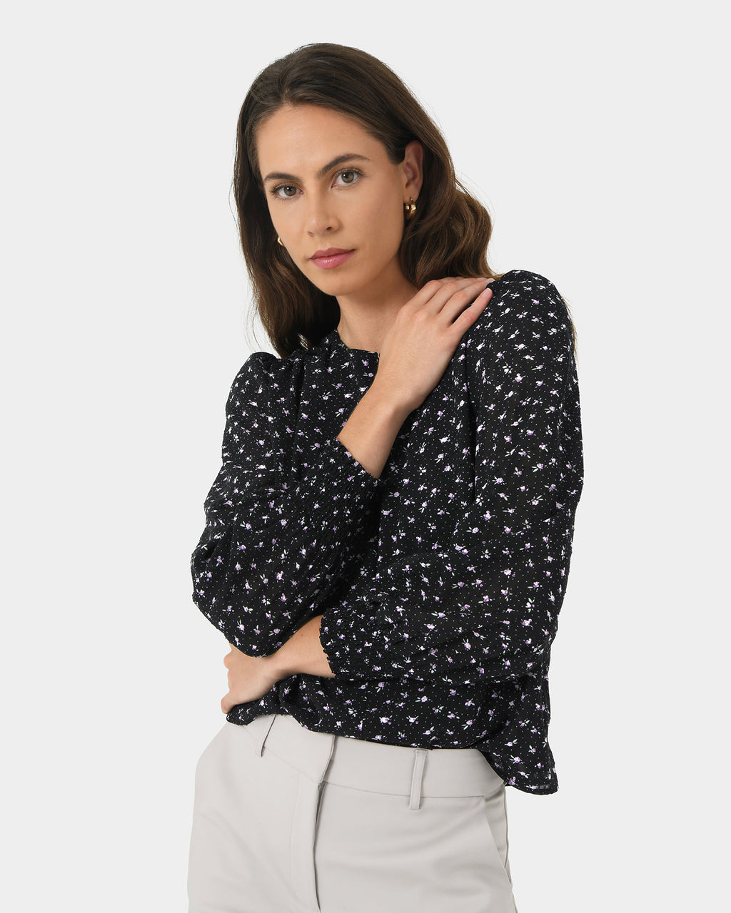 Jana Round Neck Blouse