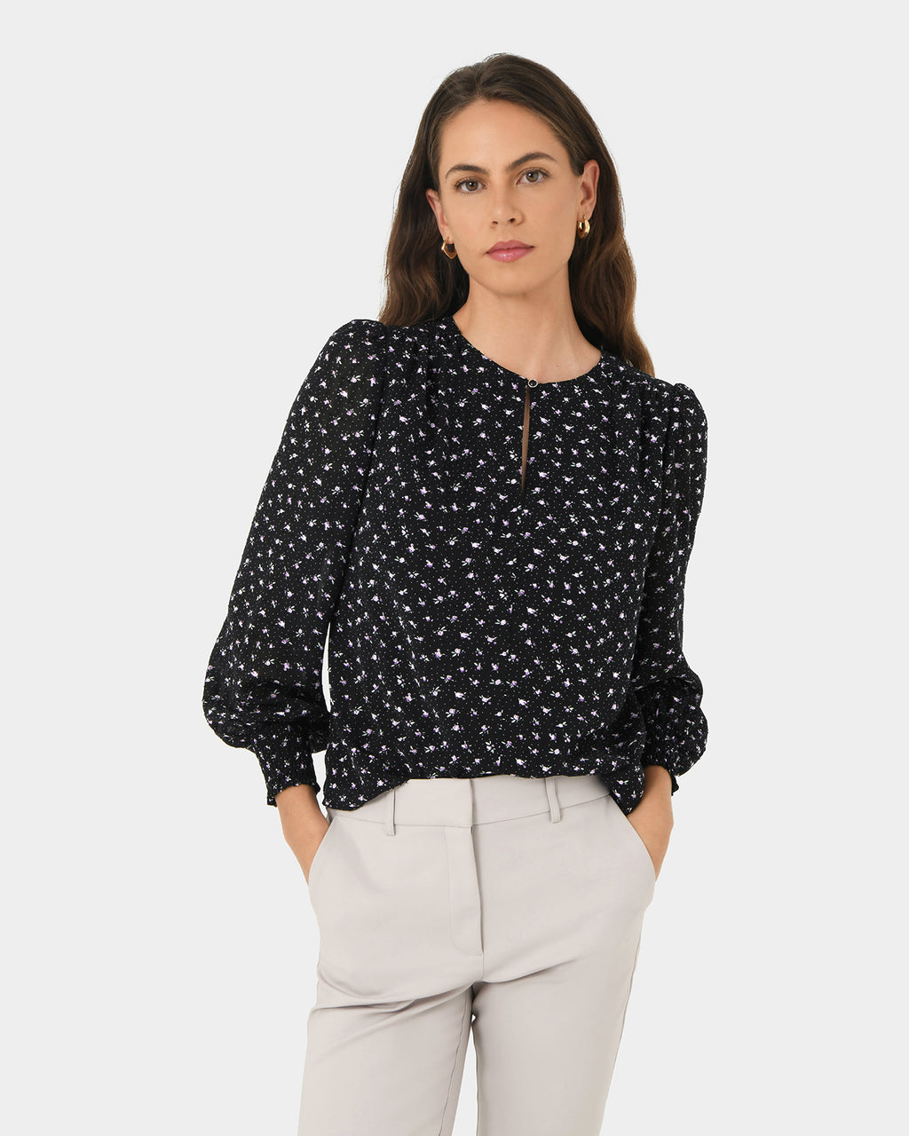 Jana Round Neck Blouse