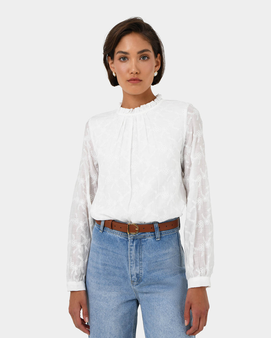 Khole Embroidery Blouse