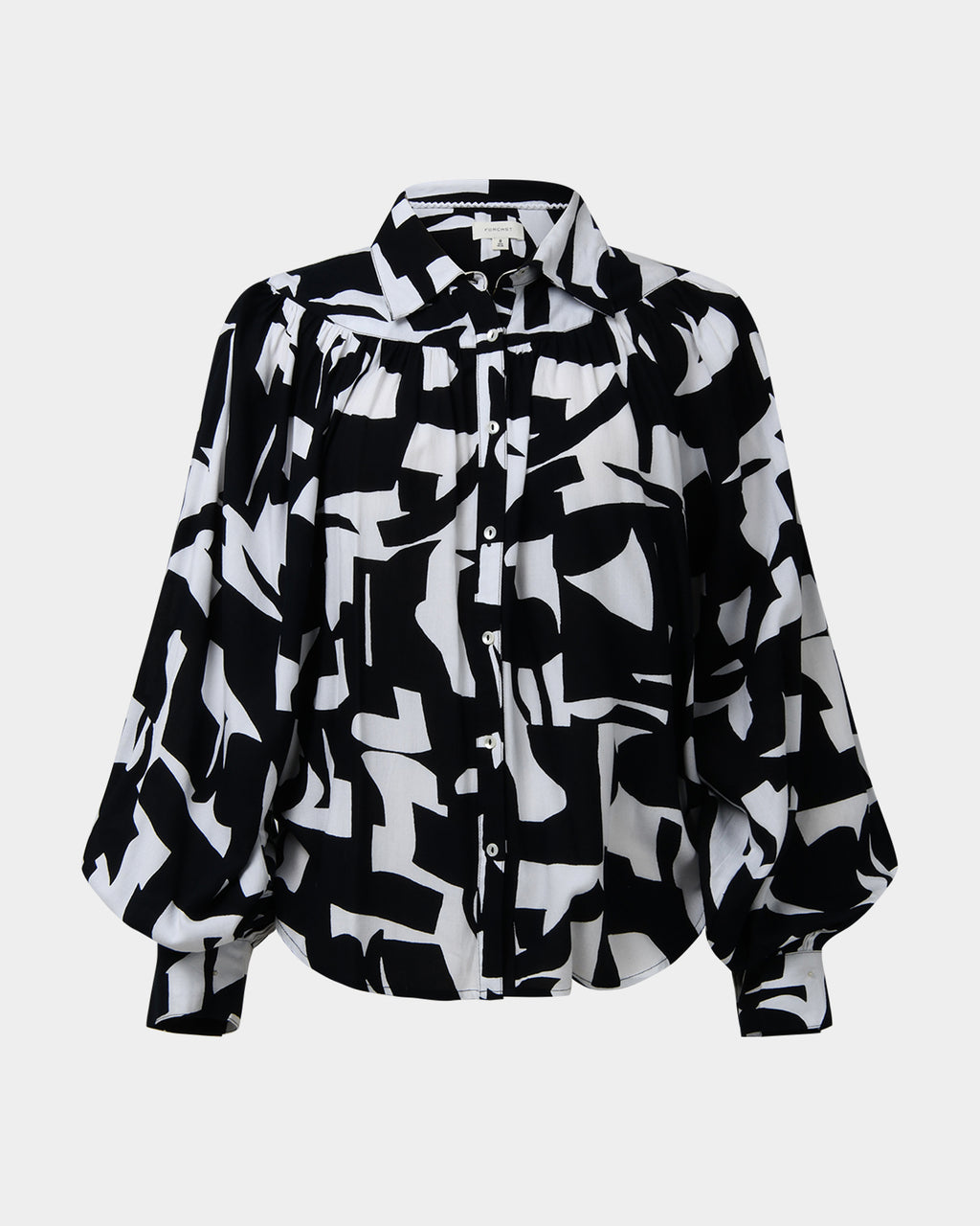 Anella Monochrome Print Blouse