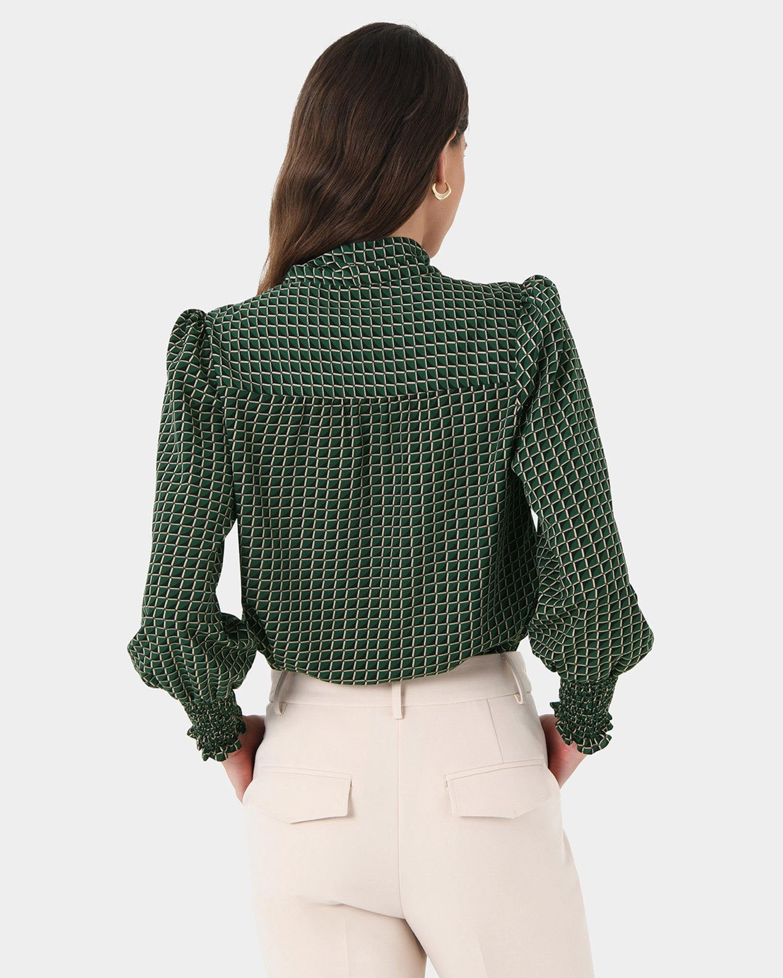 Zhuri Tie Neck Blouse