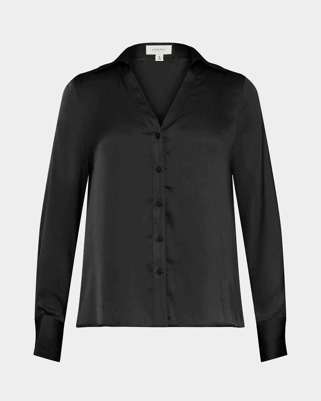 Lila V-Neck Satin Blouse