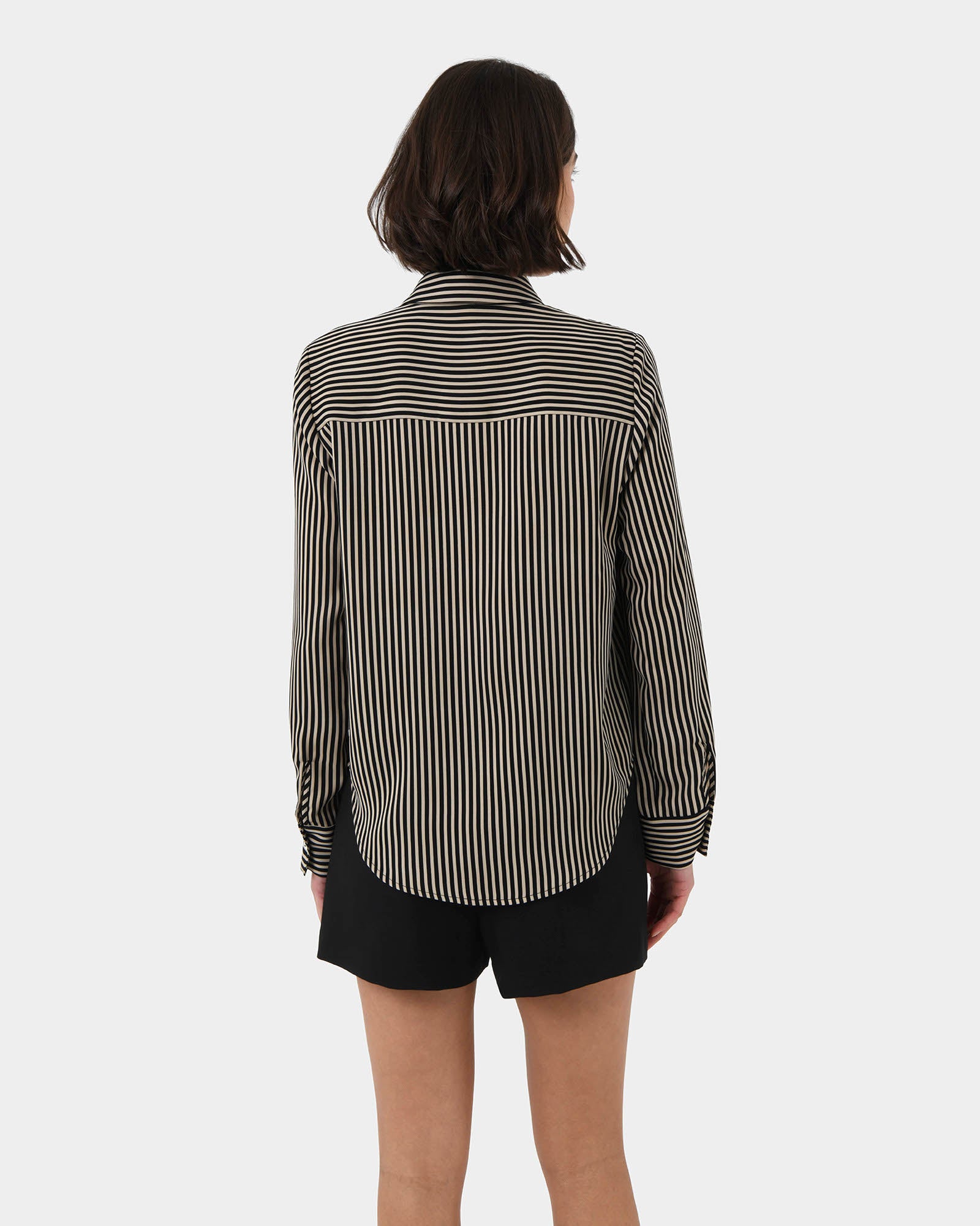 Wanda Stripe Satin Shirt