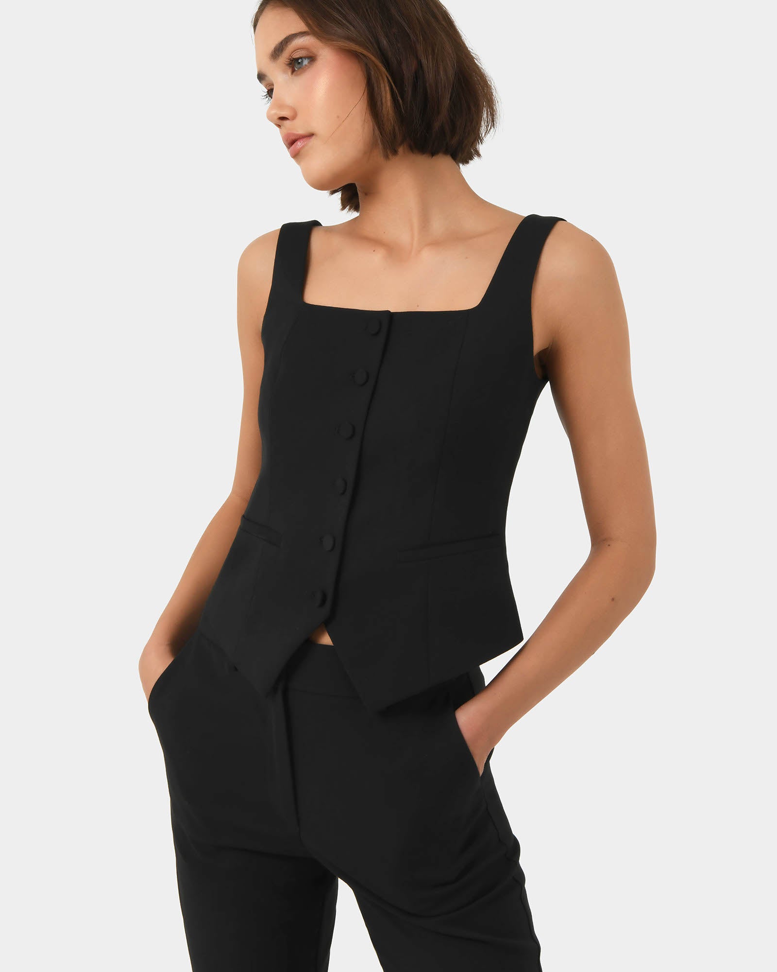 Chloe Square Neck Vest