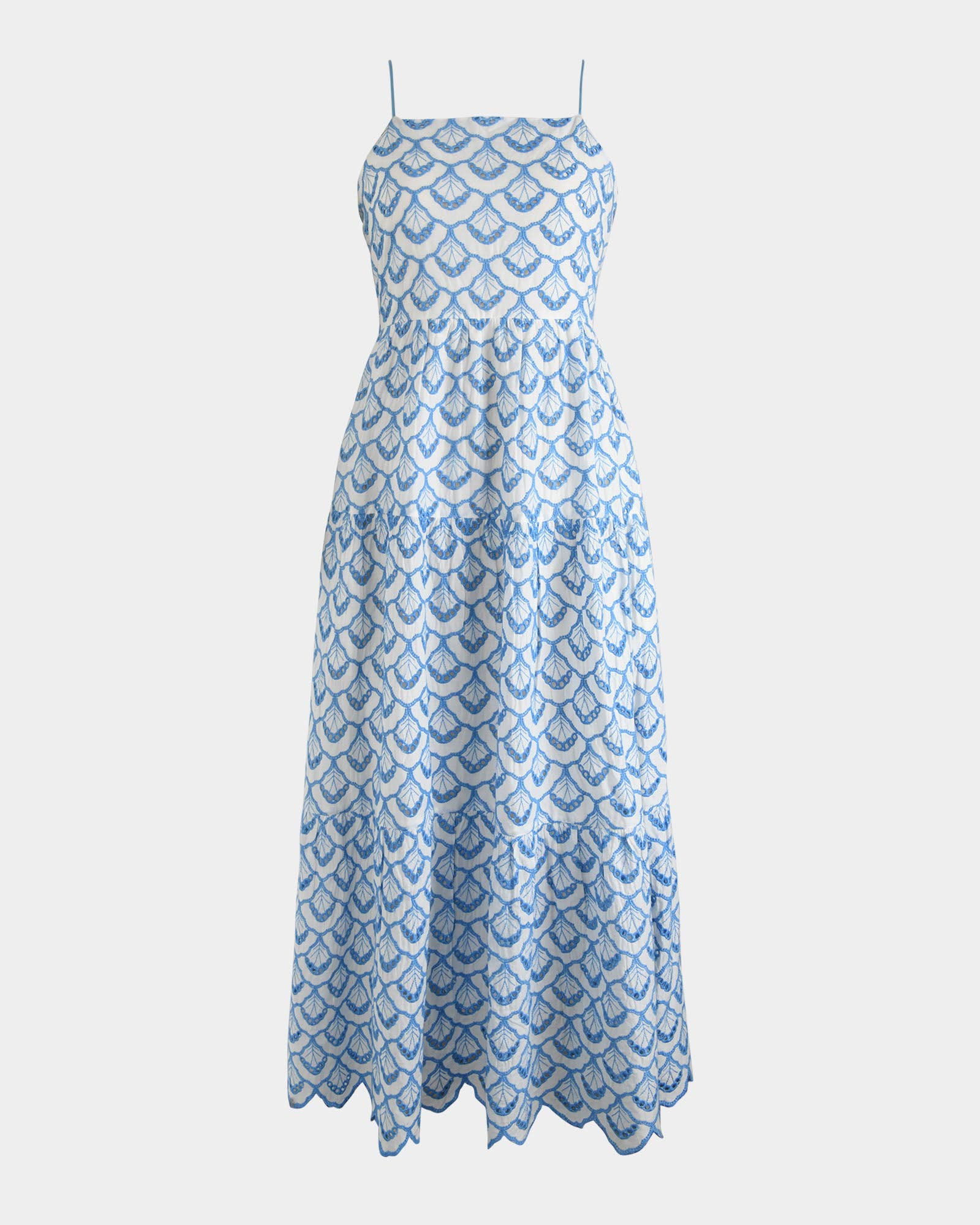 Kela Embroidery Maxi Dress