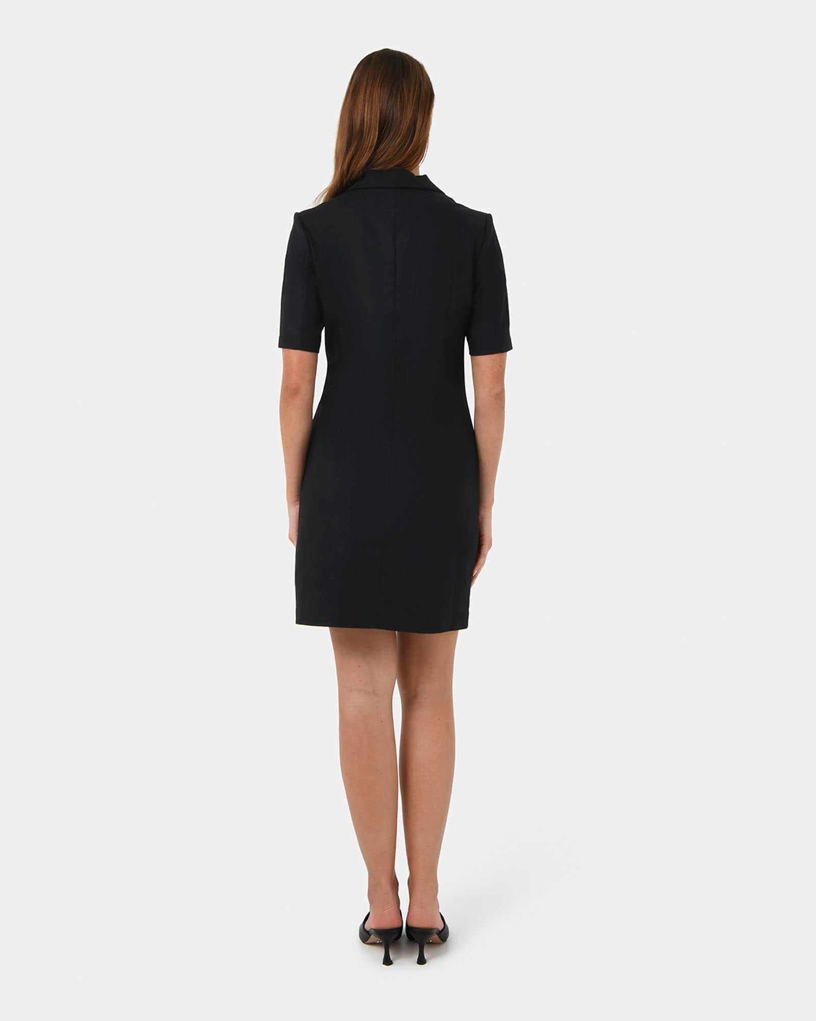 Nia Button Linen Dress