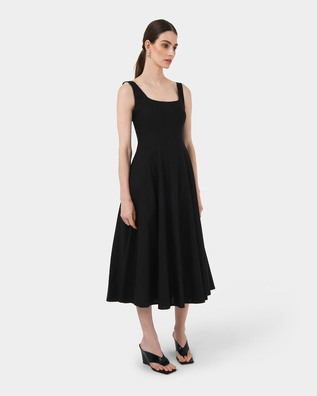 Saira 2 Linen A-Line Dress
