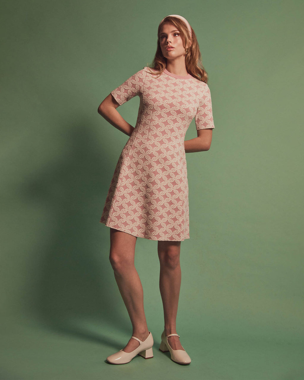 Thea Jacquard Knit Dress