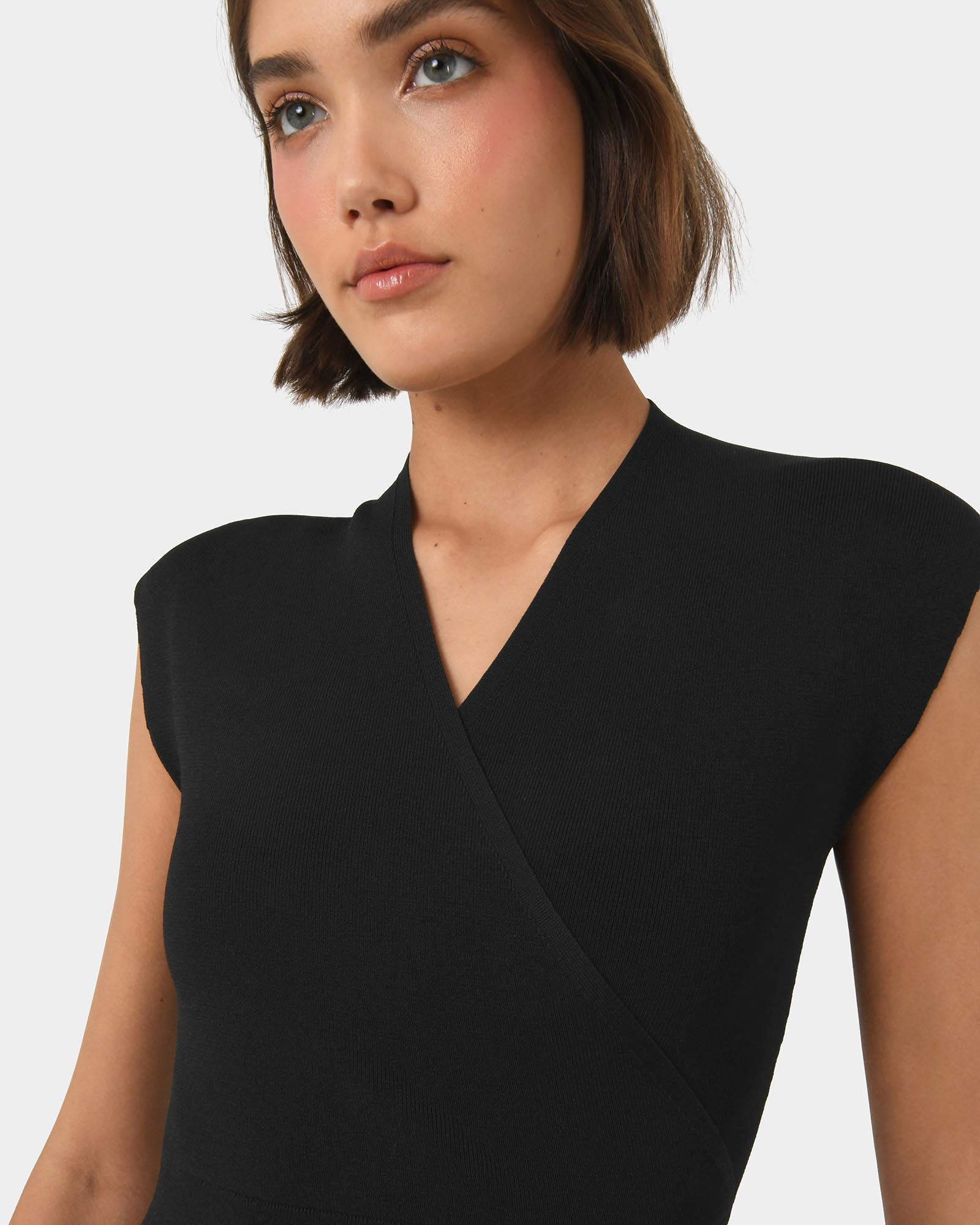 Ani Cross Over Knit Dress