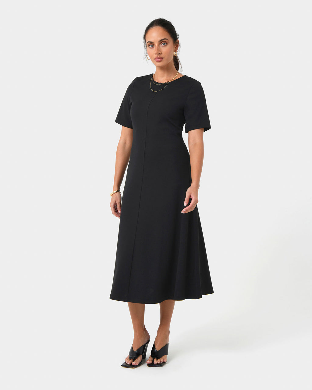 Leah A-Line Midi Dress