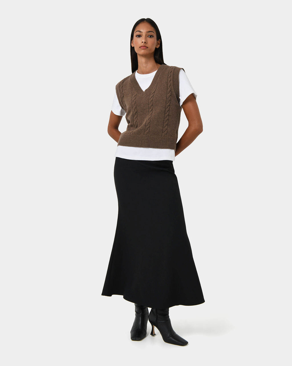 Rulia V-Neck Knit Vest