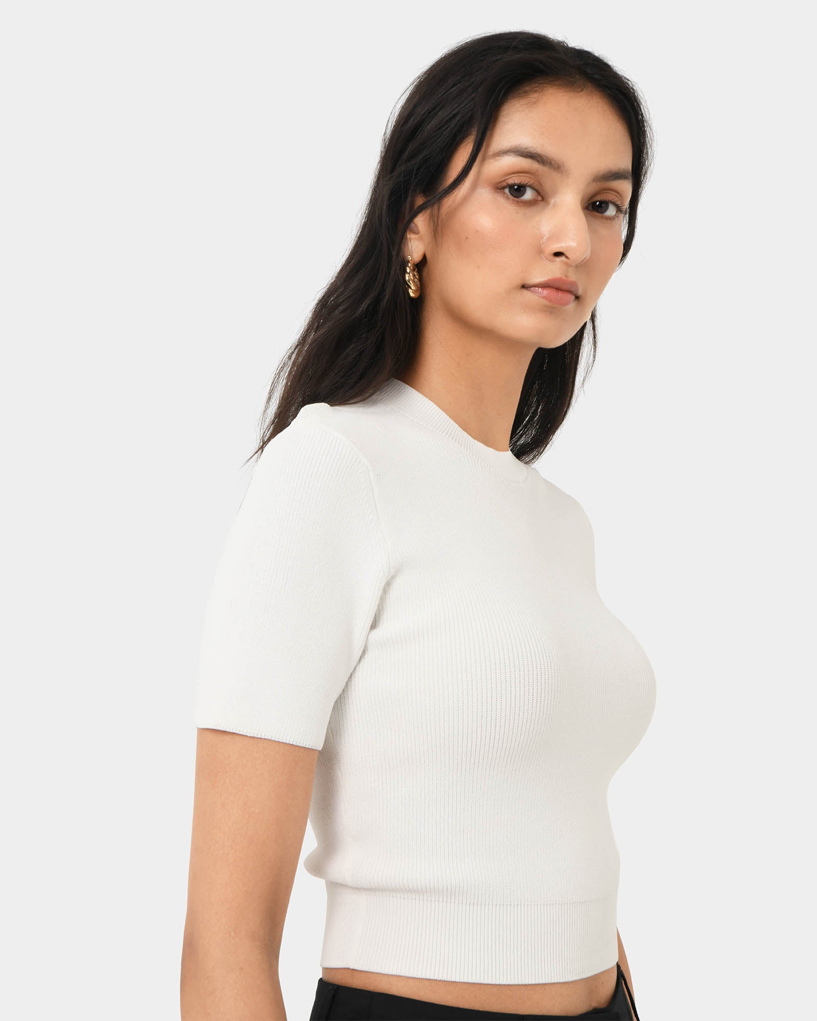 Murphy Crop Knit Top