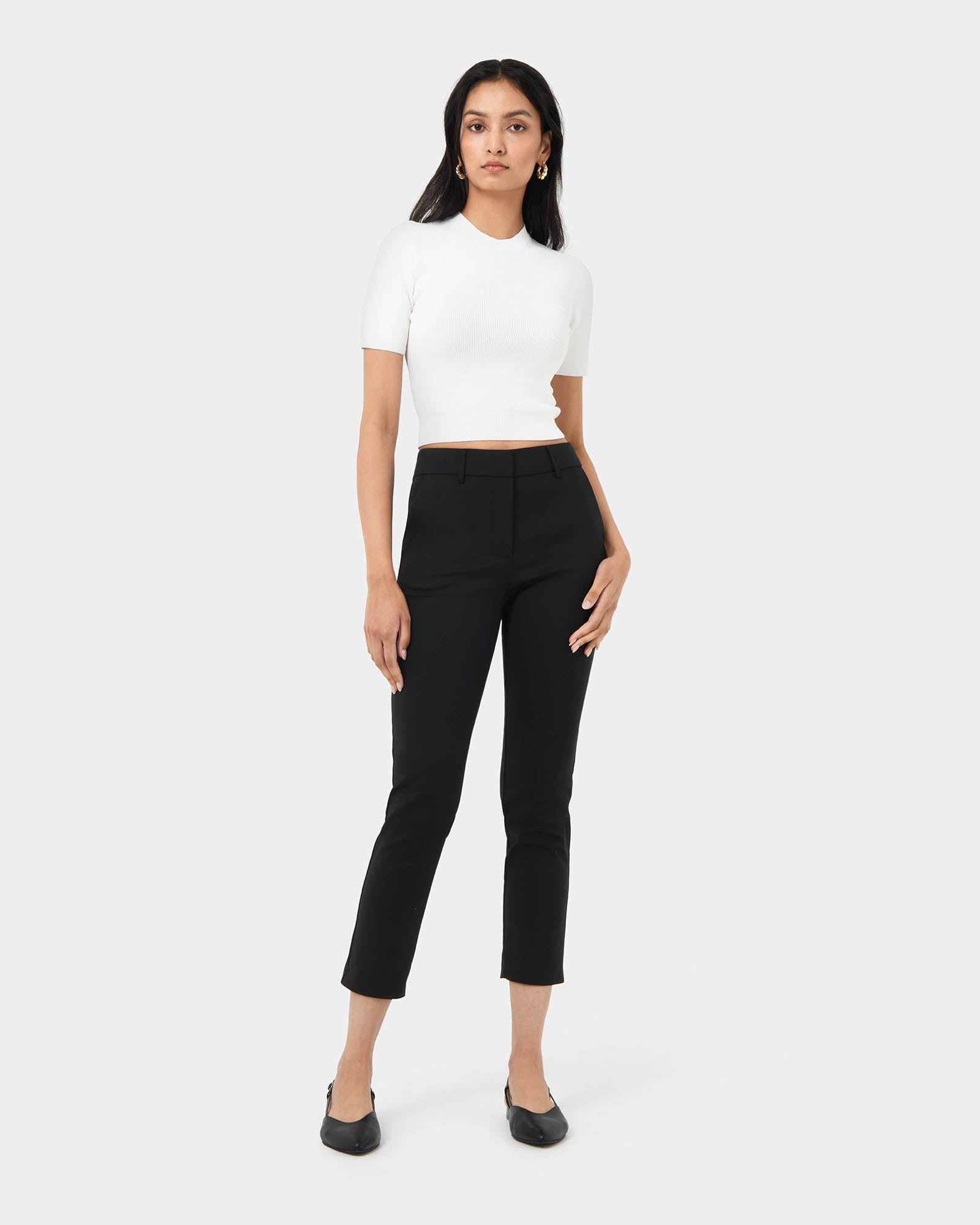 Murphy Crop Knit Top