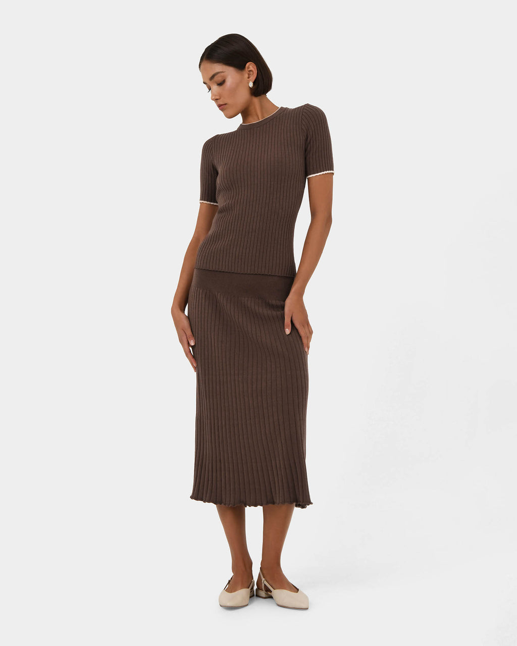 Hanni Contrast Knit Top