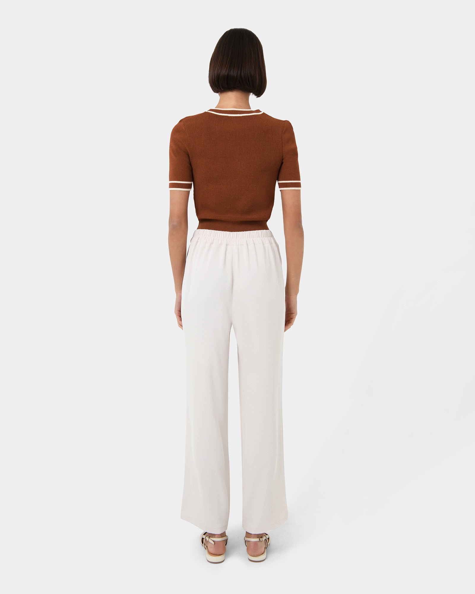 Kiara Contrast Knit Top