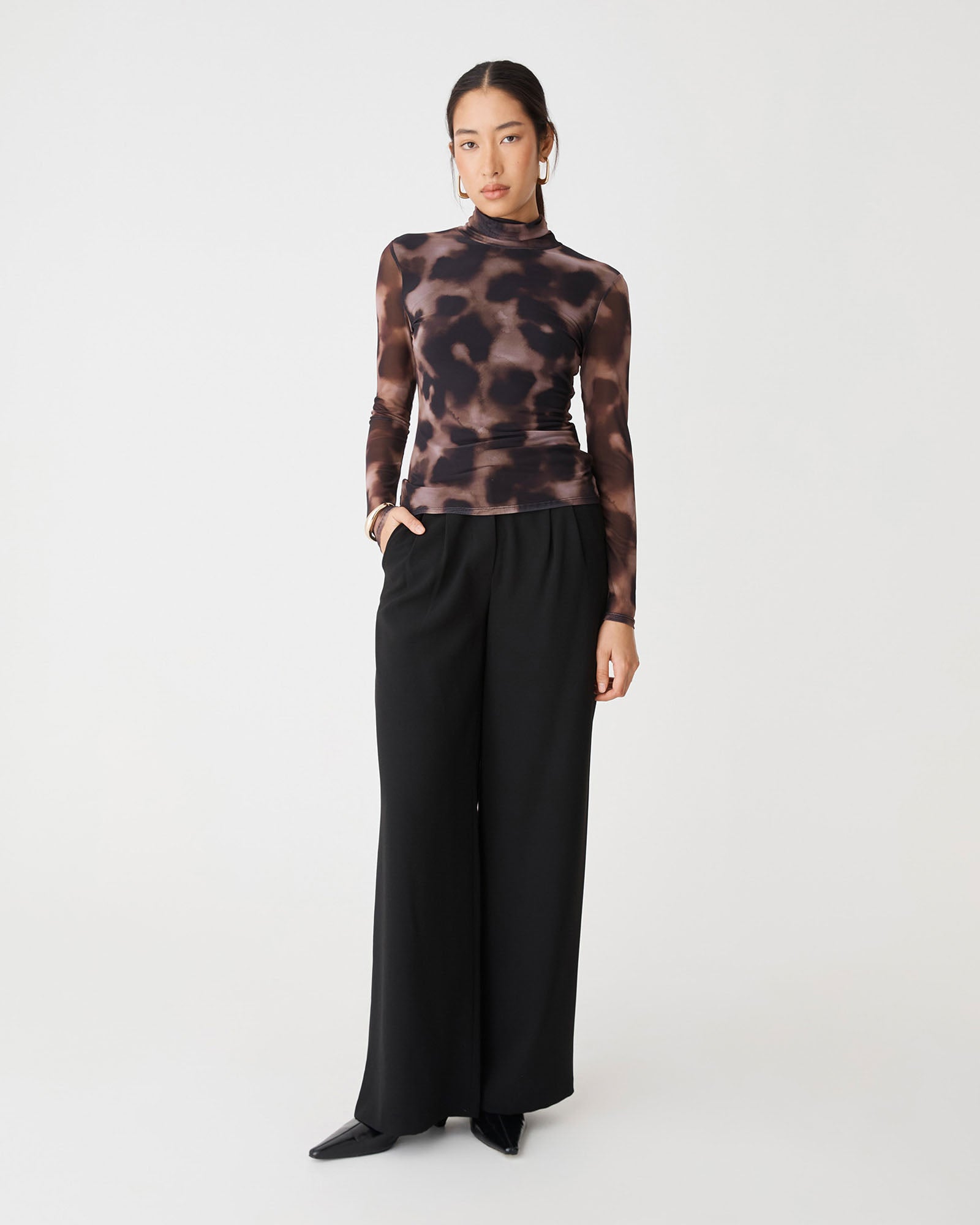 Rumy Wide Leg Tailored Pants
