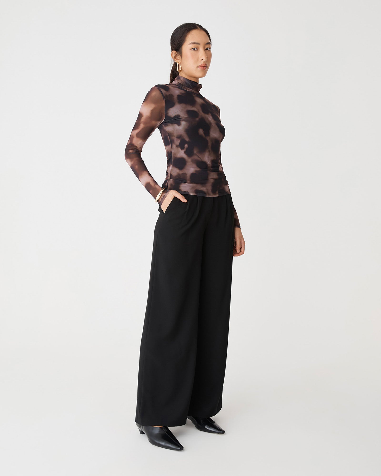 Rumy Wide Leg Tailored Pants