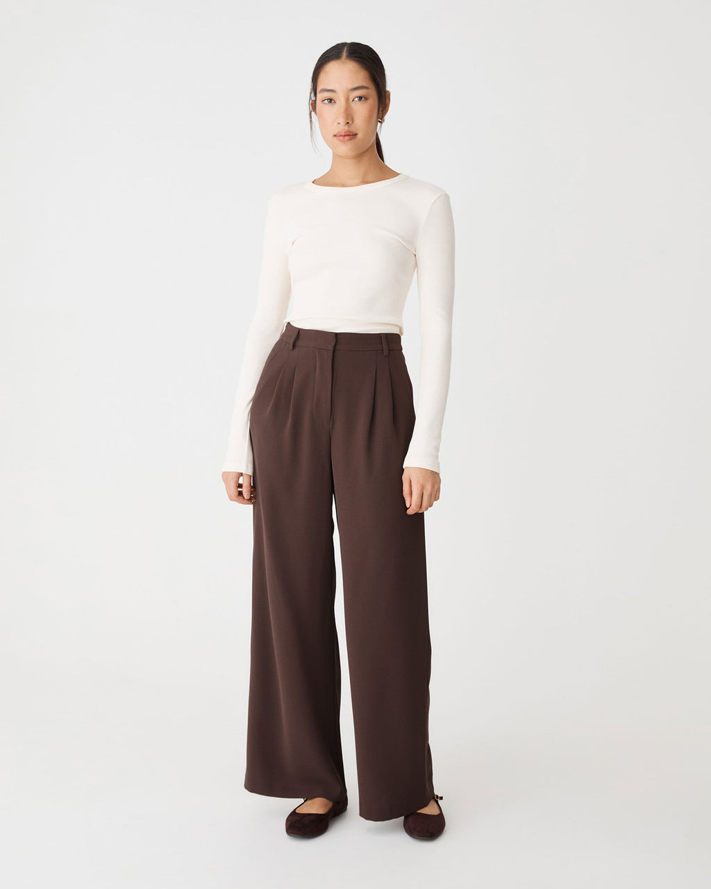 Rumy Wide Leg Tailored Pants
