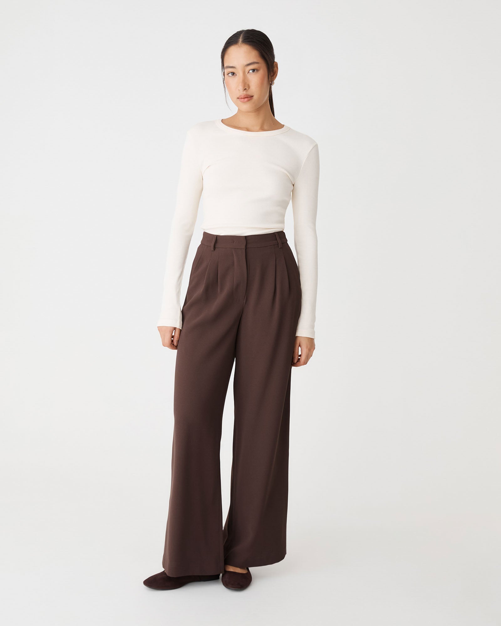 Rumy Wide Leg Tailored Pants