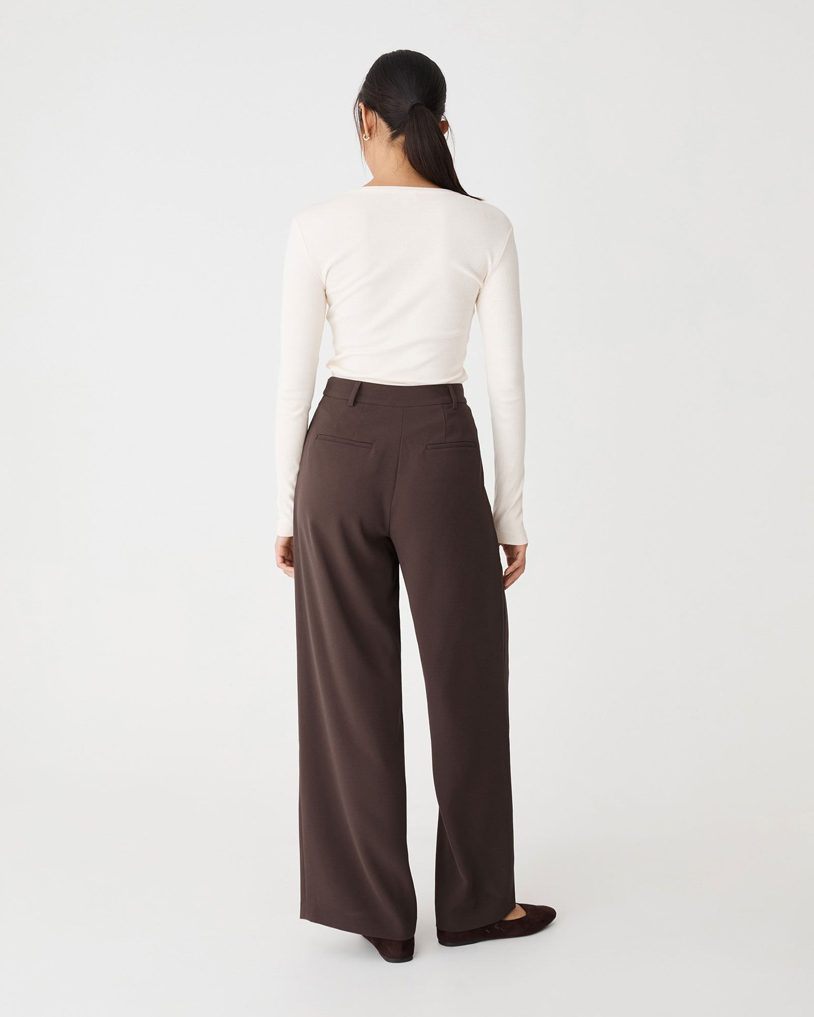 Rumy Wide Leg Tailored Pants