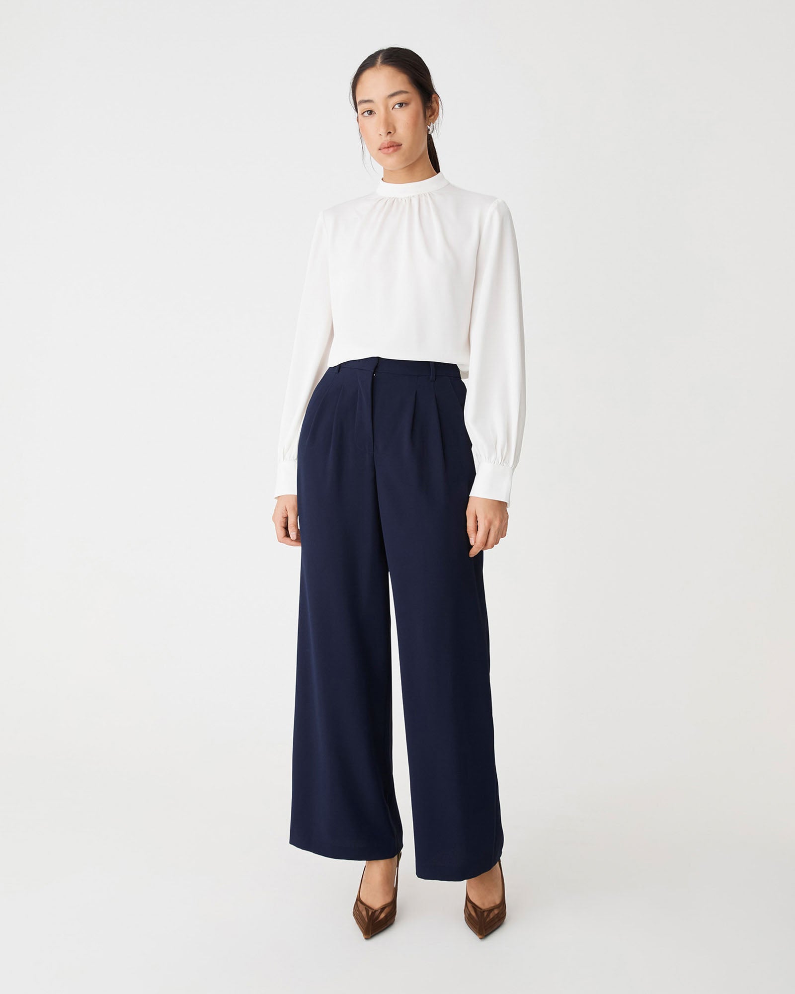 Rumy Wide Leg Tailored Pants