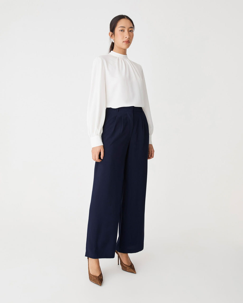 Rumy Wide Leg Tailored Pants