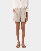 Ria Stripe Cotton Shorts