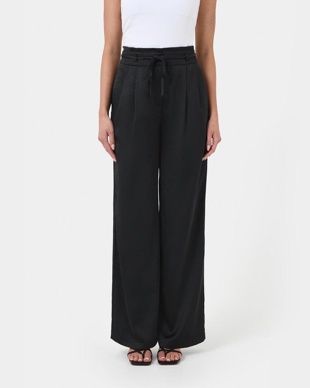 Louisa Wide Leg Satin Pants