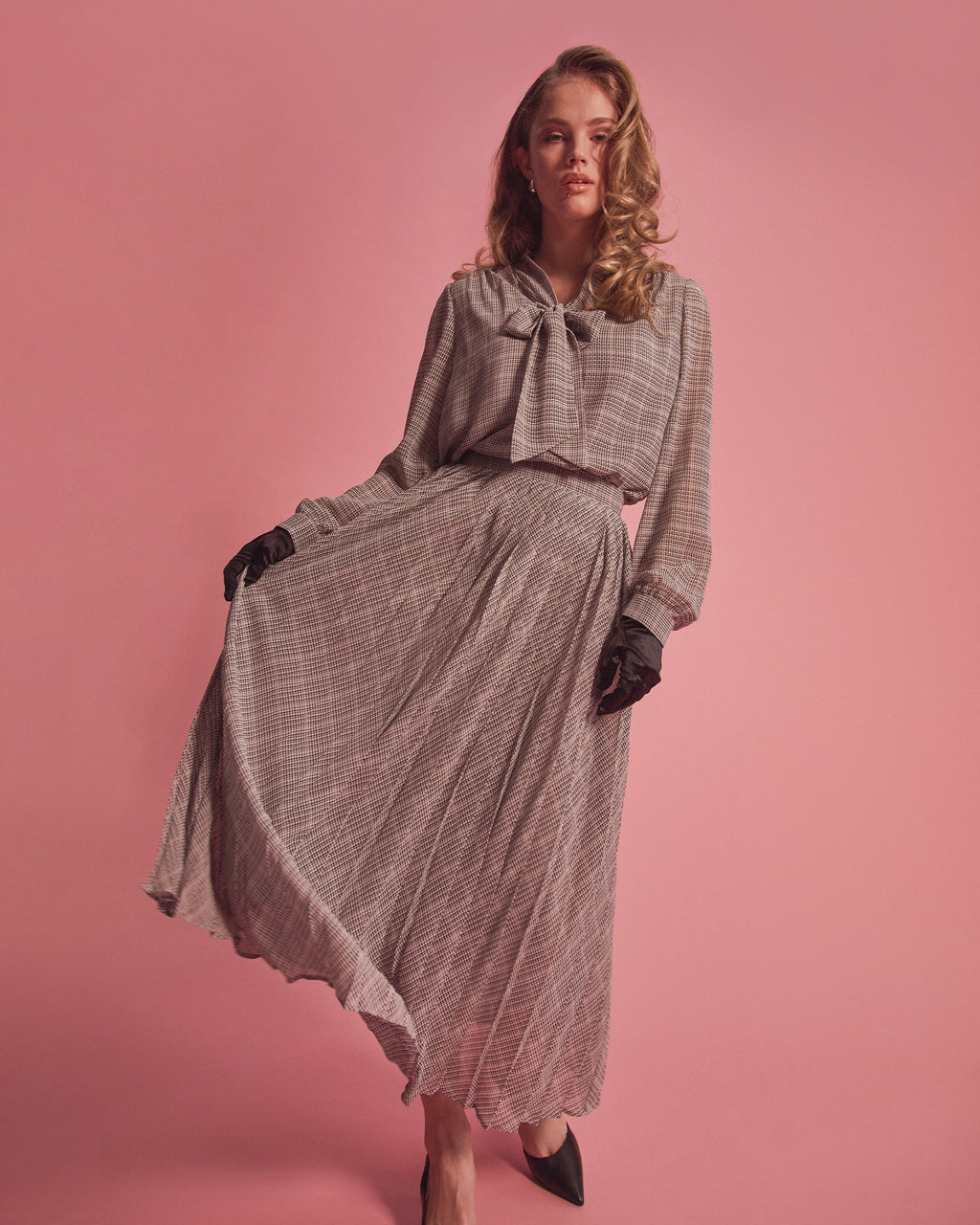 Kara Pleated Skirt