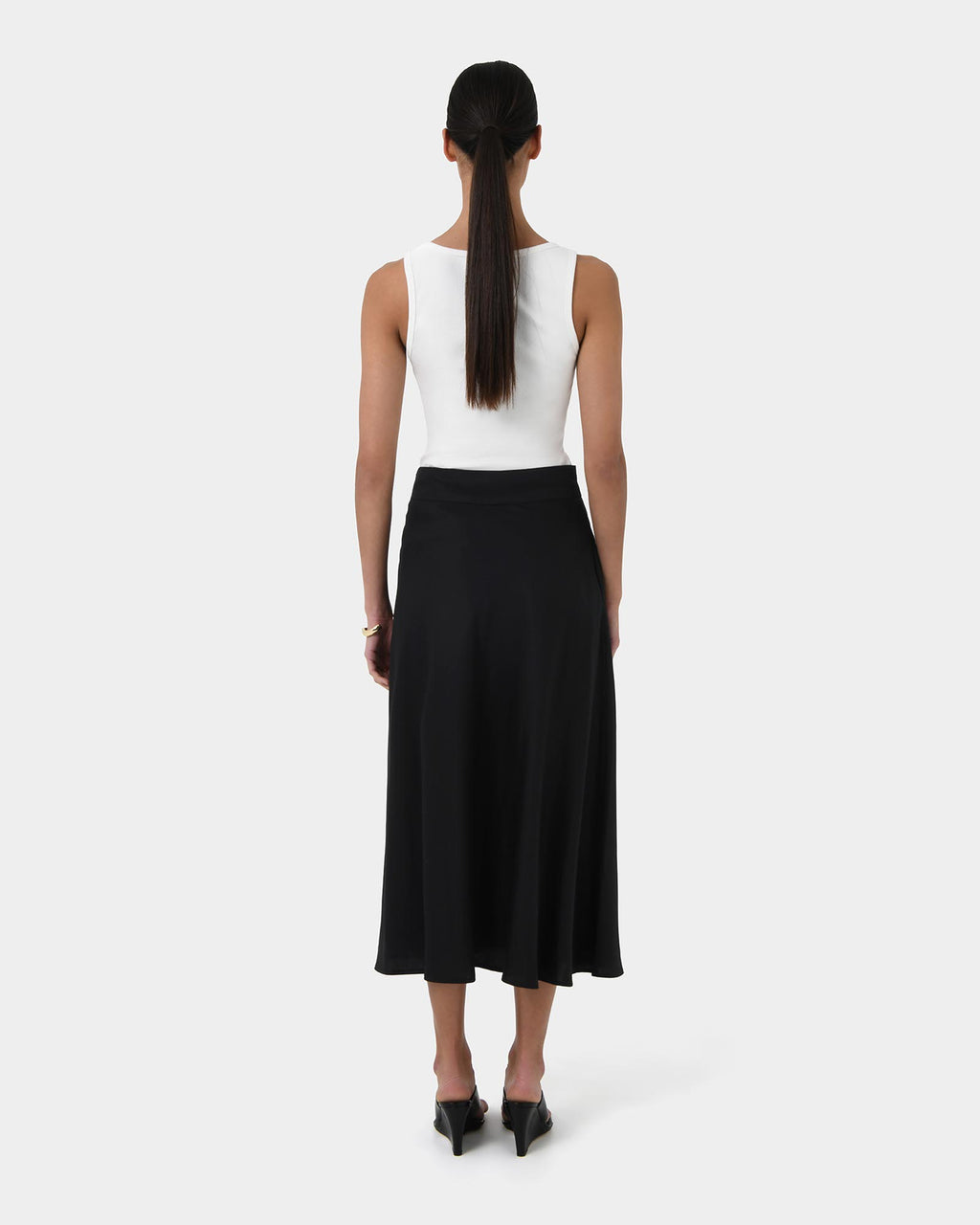 Aiya Bias Midi Skirt