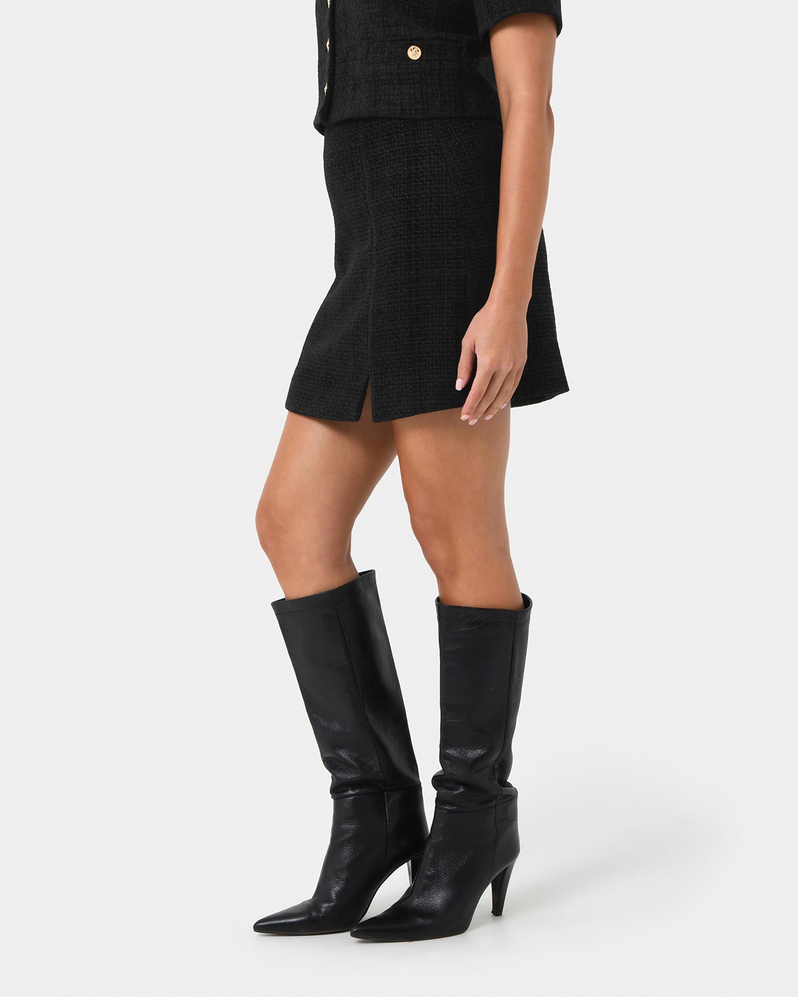 Carmen Tweed A-Line Skirt