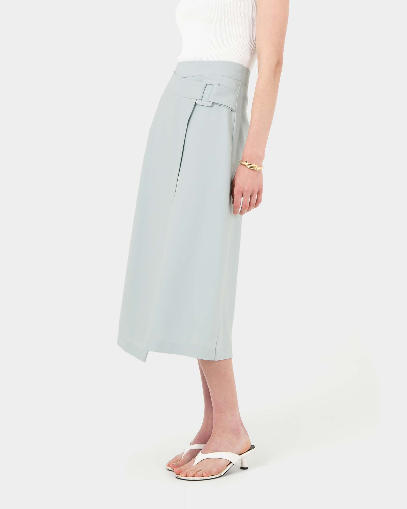 Sofia Wrap Midi Skirt