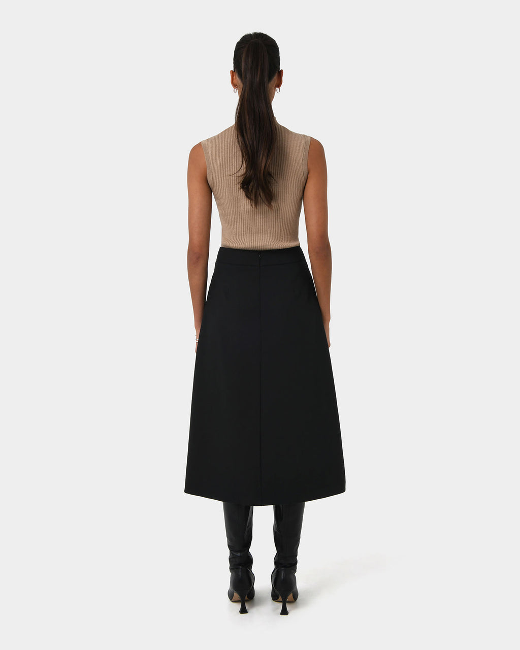 Sofia Wrap Midi Skirt