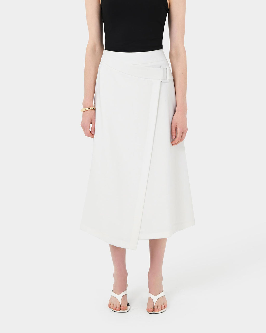 Sofia Wrap Midi Skirt