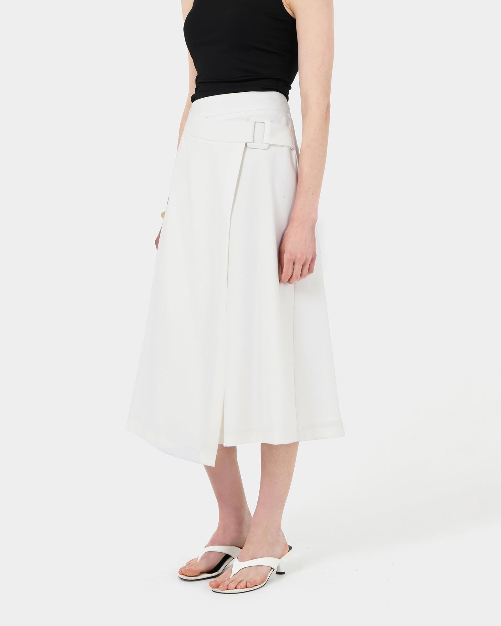 Sofia Wrap Midi Skirt