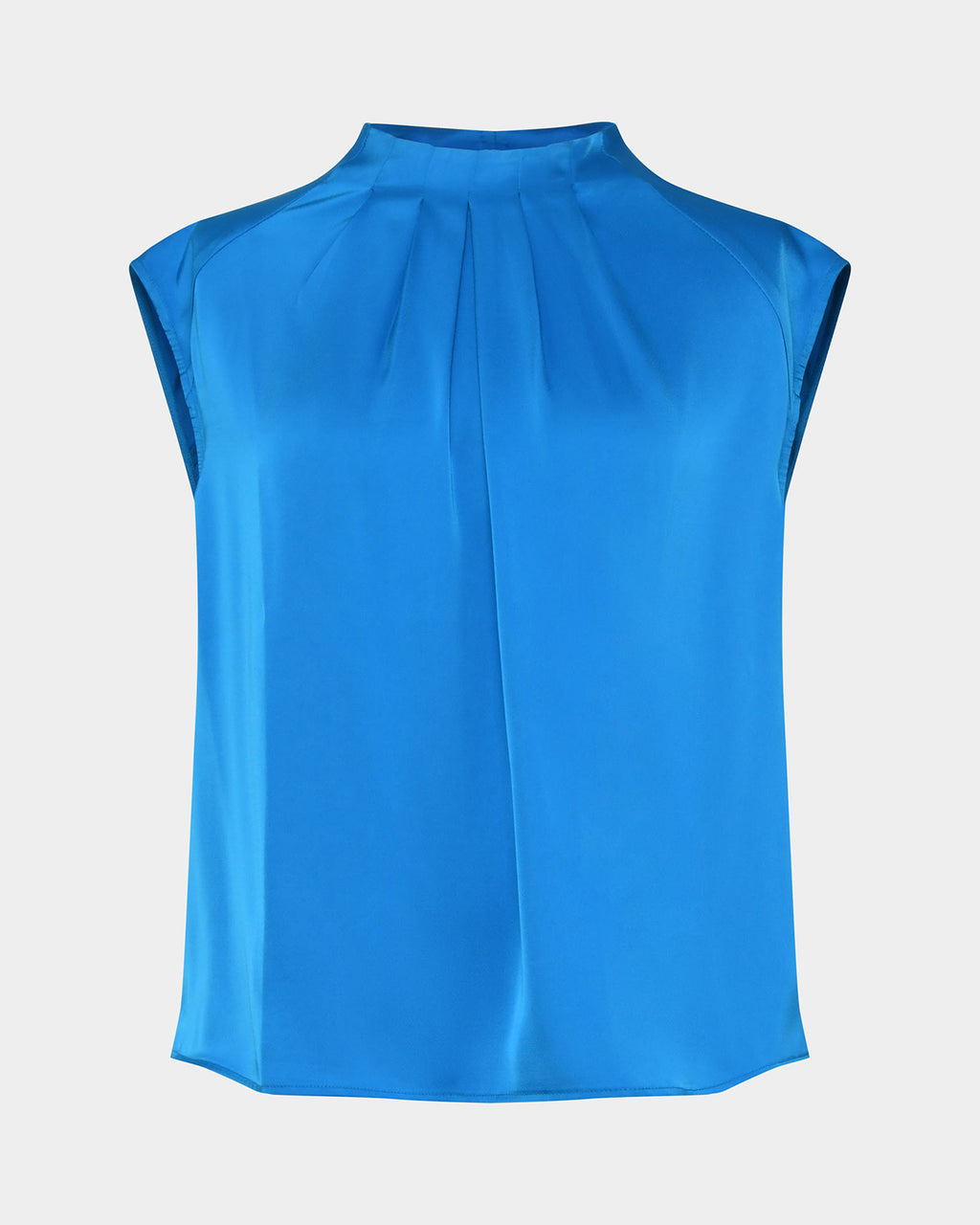 Kiar Pleated Satin Top