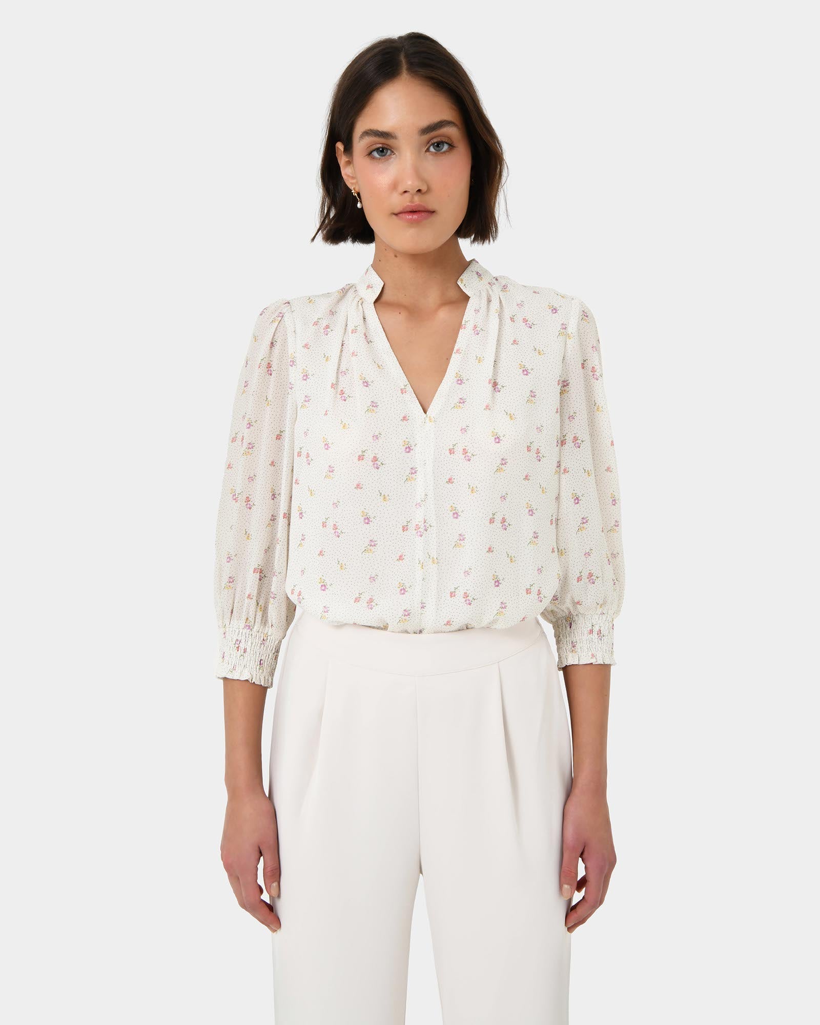 Etta Floral Printed Blouse