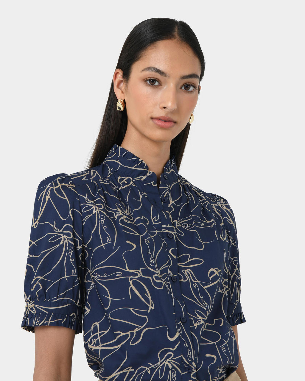 Leen Gathered Blouse