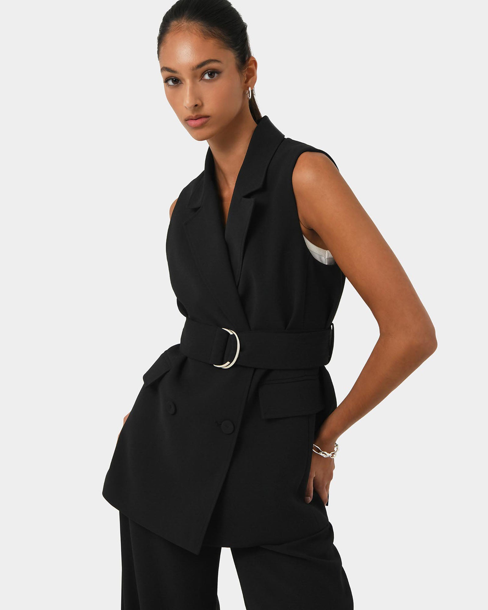 Rumy Double Breasted Vest