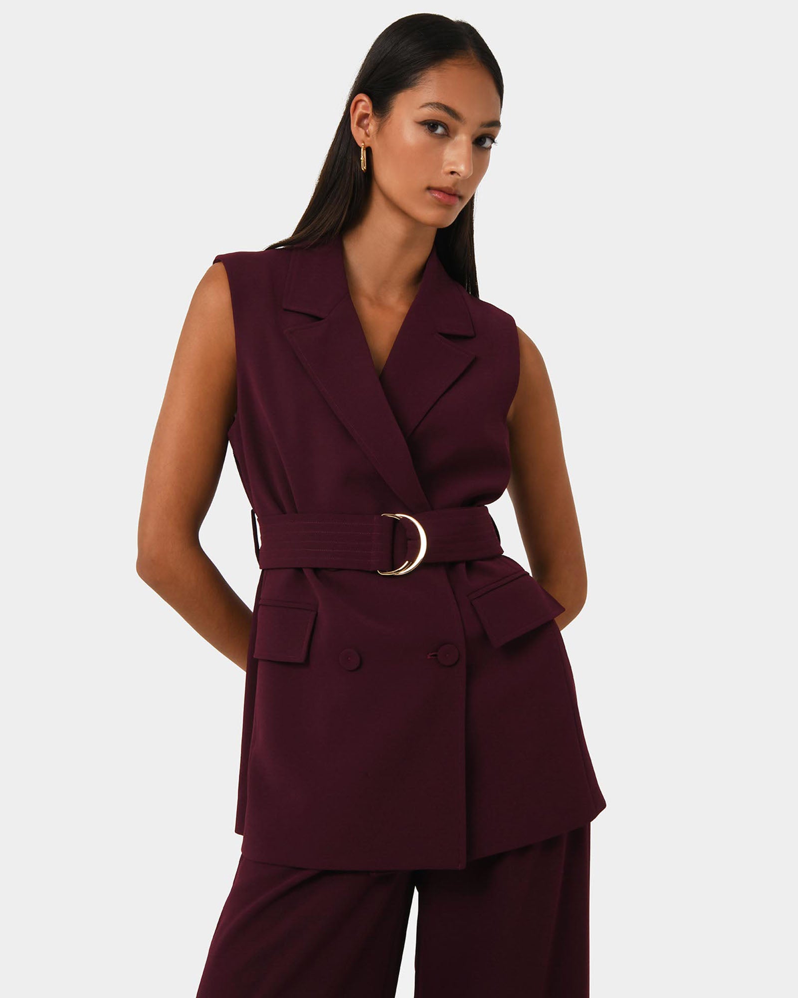 Rumy Double Breasted Vest