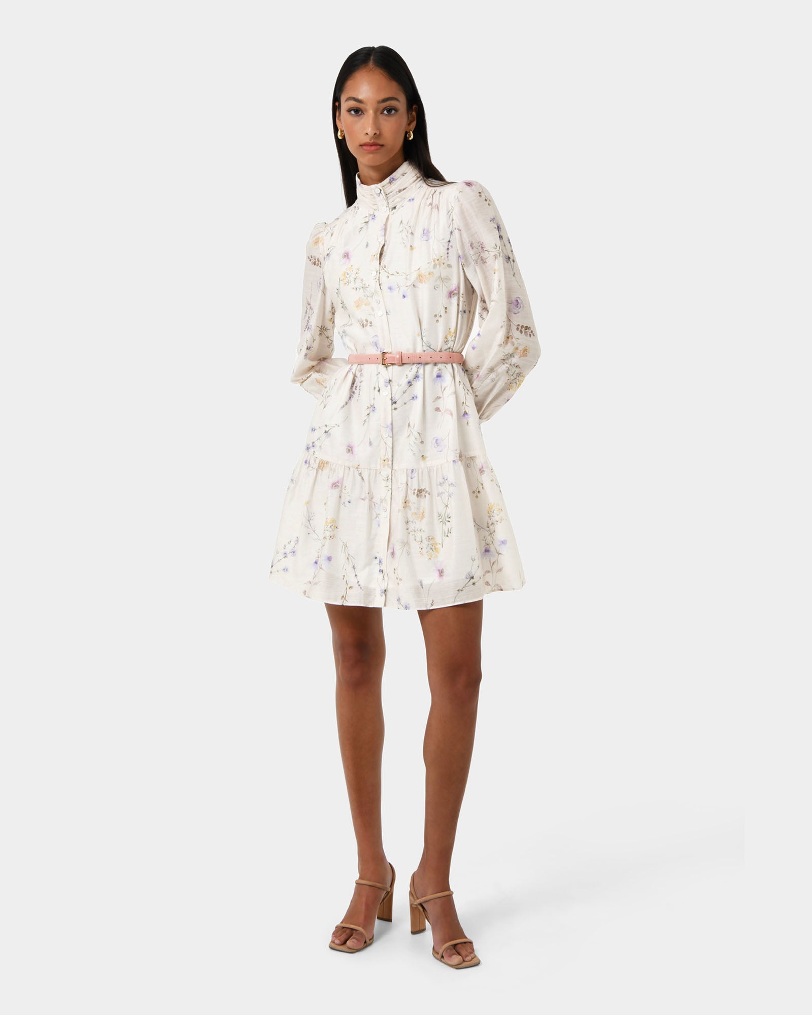 Aurae Floral Tiered Dress