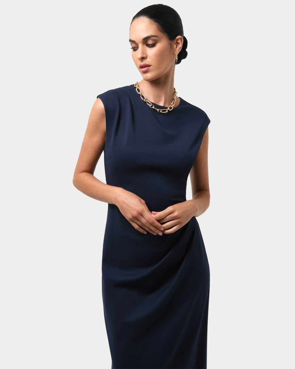 Adele Pleated Midi Dress