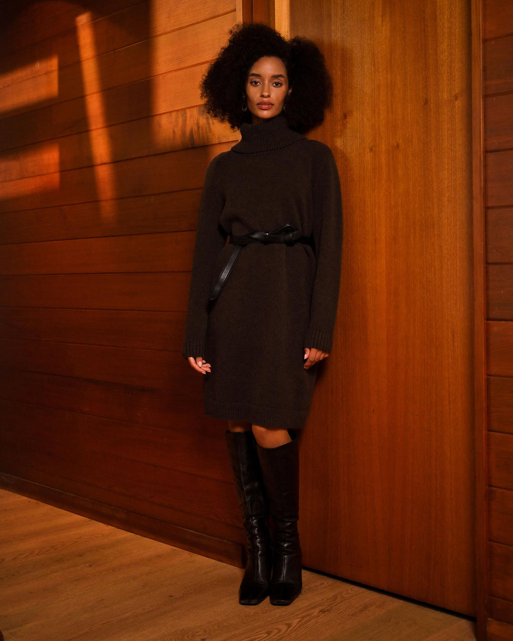Sasha Wool Blend Knit Dress