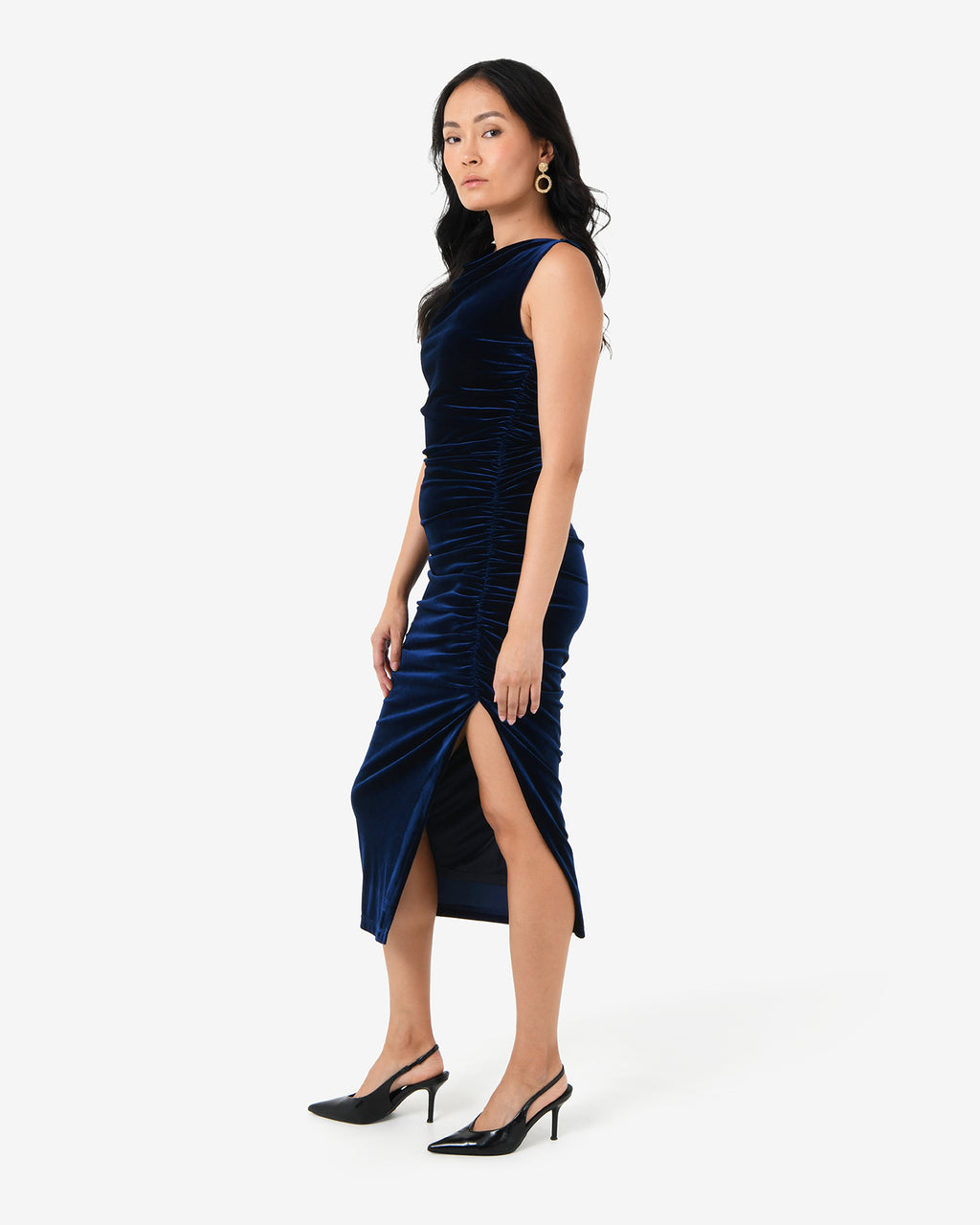 Cory Drape Midi Dress