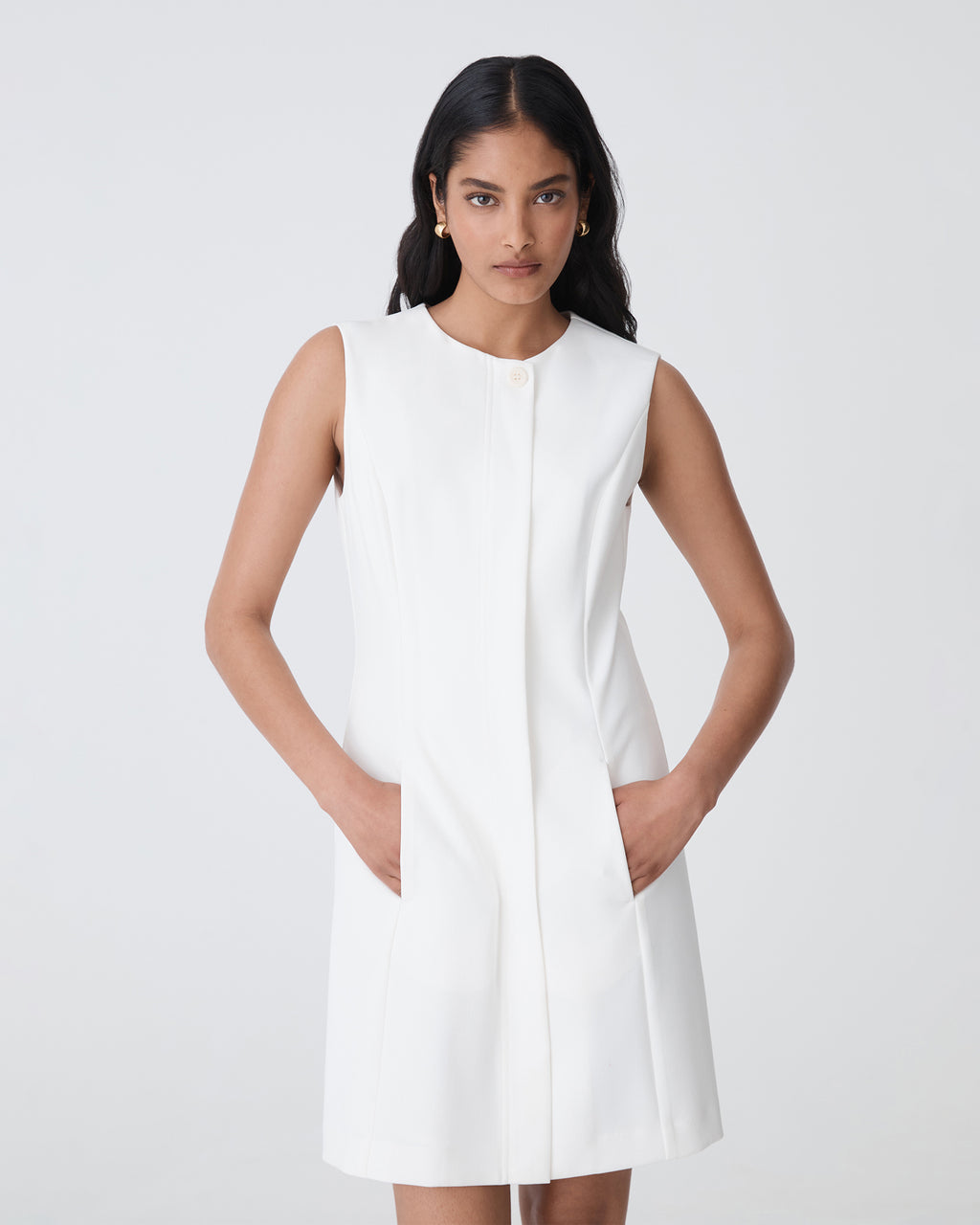 Pera Concealed Panel Dress