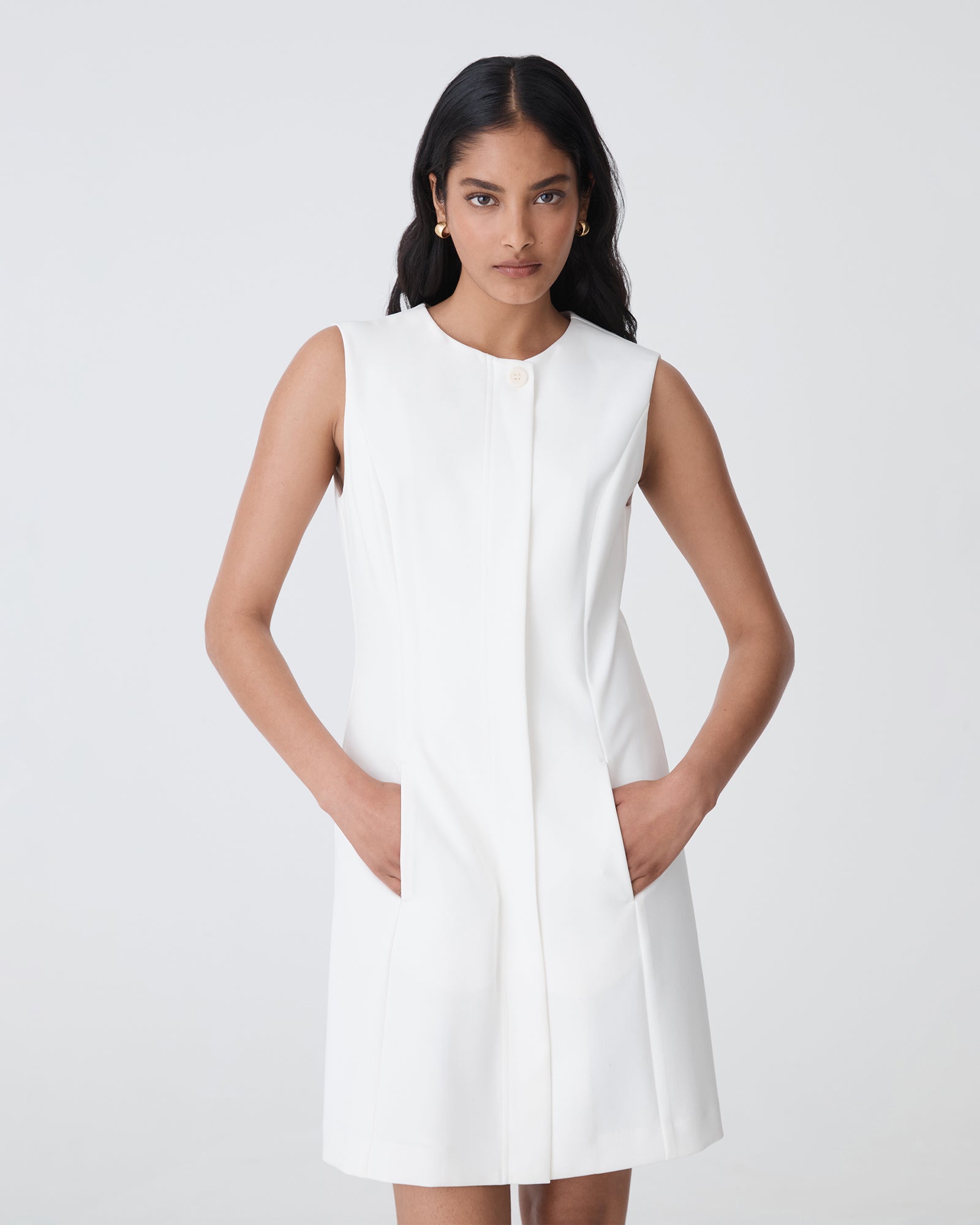 Pera Concealed Panel Dress