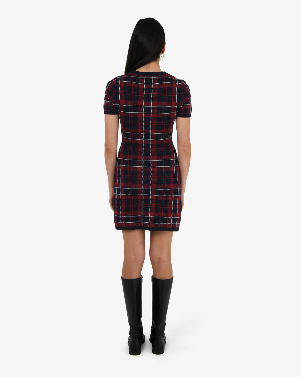 Siane Check Knit Dress