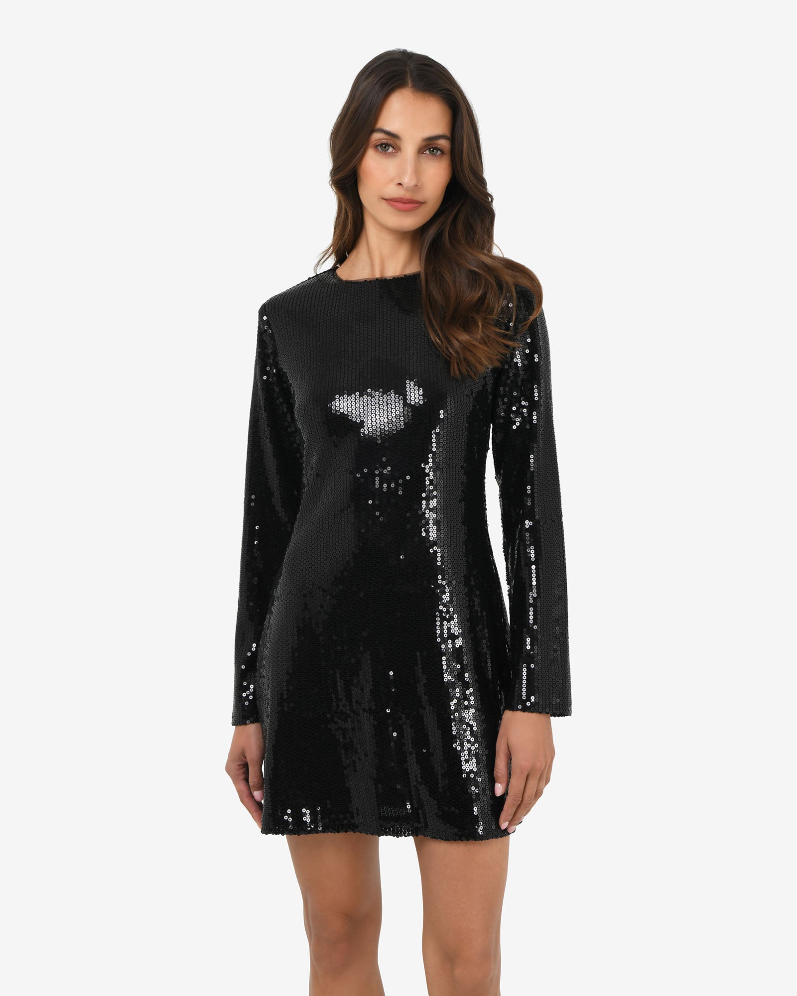 Mimi Shift Sequin Dress